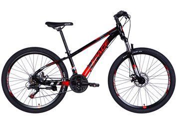 Велосипед AL 26" SPACE MERCURY DD FR рама-13" черно-красный 2026 OPS-SP-26-084 фото