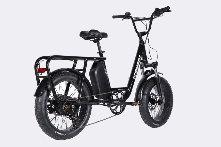 Велосипед с электроприводом 20" AL Dorozhnik ADAMANT DD FR рама-18,5" 48B 17.5А*ч 500Вт черный 2026 ELB-D-20-077 фото