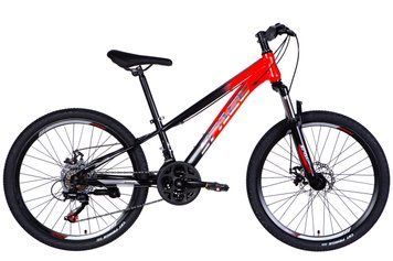Велосипед ST 24" SPACE MARS DD FR рама-11" красно-черный (м) 2025 OPS-SP-24-020 фото