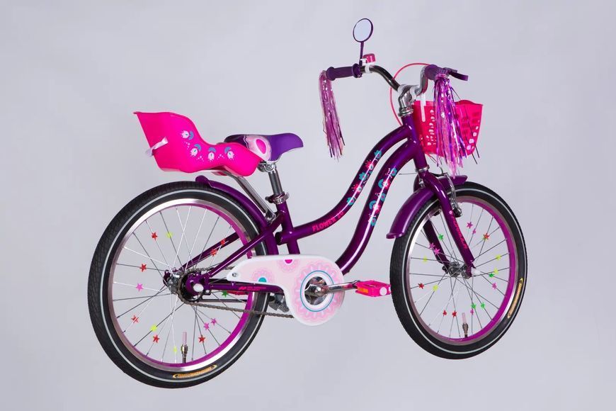 Велосипед ST 20" Formula Kid FLOWER PREMIUM BH рама-10" фіолетовий 2026 OPS-FRK-20-245 фото