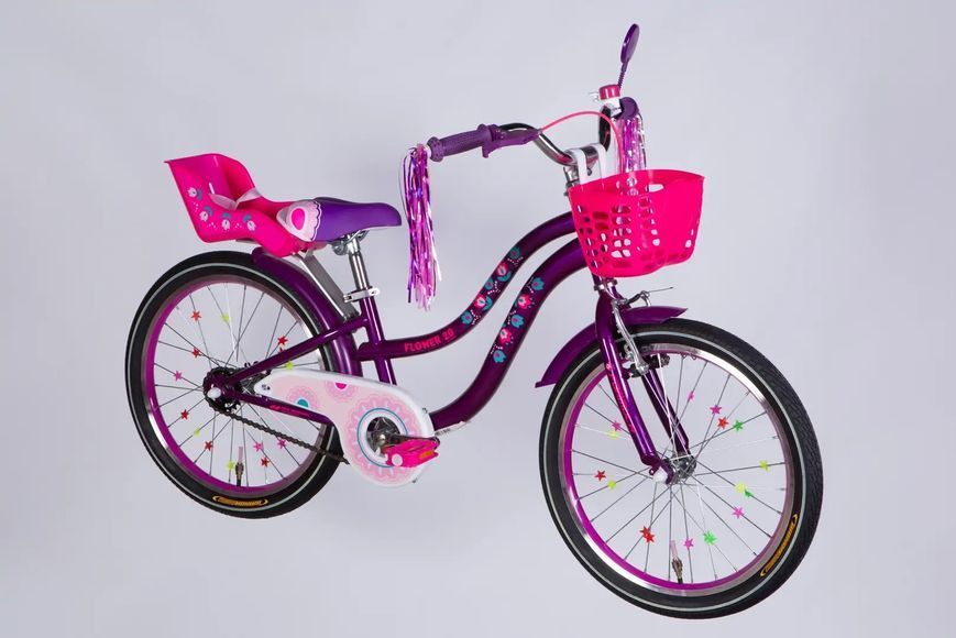 Велосипед ST 20" Formula Kid FLOWER PREMIUM BH рама-10" фіолетовий 2026 OPS-FRK-20-245 фото