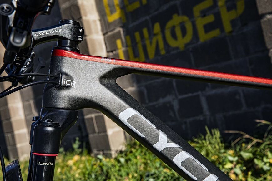 Велосипед 29" Cyclone PRO 1 carbon сірий 22-018 фото