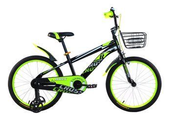 Велосипед 20" BMX ST "BRIX" Чорно-зелений 04571 фото