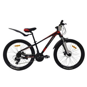 Велосипед Titan FOX 26" Чорний-Червоний 26TJA-004986 фото