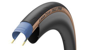 Покришка 700x28 (28-622) GoodYear EAGLE Sport Tube Type,Tan TIR-65-97 фото