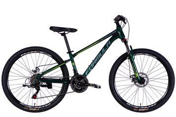 Велосипед AL 26" Formula MOTION DD FR рама-13" зелено-серый 2025 OPS-FR-26-759 фото
