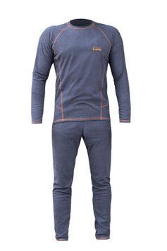 Термобілизна чоловіча Tramp Microfleece комплект (футболка+штани) сірий UTRUM-020-grey-3XL фото
