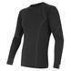 Термофутболка чоловіча Sensor Merino Active LS чорний SM11MA-black-L фото