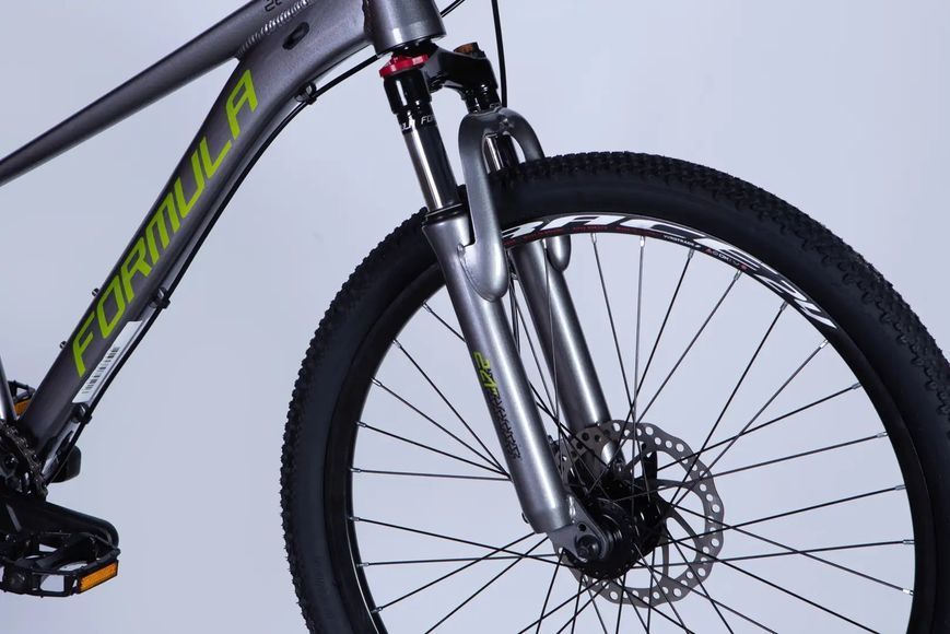 Велосипед AL 24" Formula ZEPHYR 3.0 DD CS рама-12" сірий з зеленим 2026 OPS-FR-24-447 фото