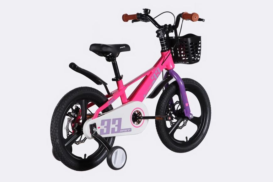 Велосипед MG 16" SPACE KID ORION DD рама-9" розовый с фиолетовым 2026 OPS-SK-16-039 фото