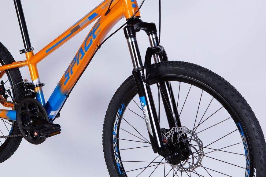Велосипед AL 24" SPACE MERCURY DD FR рама-11" сіро-синій 2025 OPS-SP-24-026 фото
