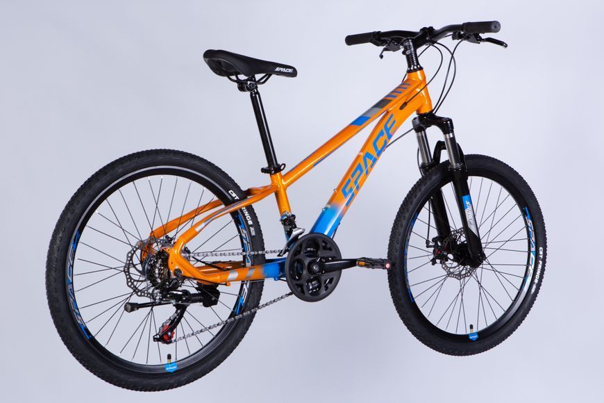 Велосипед AL 24" SPACE MERCURY DD FR рама-11" сіро-синій 2025 OPS-SP-24-026 фото