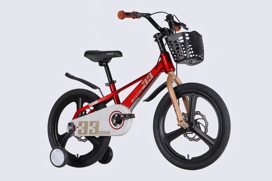 Велосипед MG 18" SPACE KID ORION DD рама-10" красный с серым 2026 OPS-SK-18-056 фото