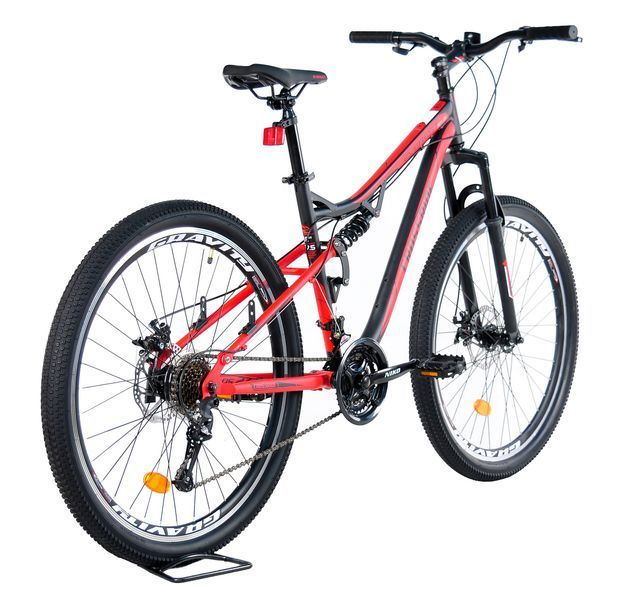 Велосипед 27,5" CROSSRIDE AMT ST EVEREST Черно-красный 0287 фото