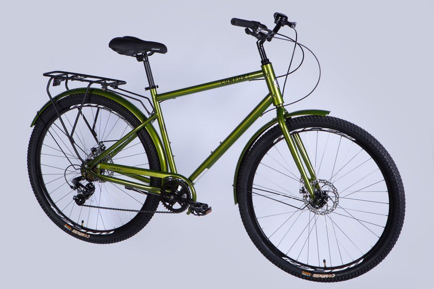 Велосипед ST 28" Dorozhnik COMFORT MALE DD FR рама-20" болотно-зеленый 2025 OPS-D-28-475 фото