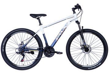 Велосипед ST 27.5" SPACE NEPTUNE DD FR рама-18" біло-синій 2024 OPS-SP-27.5-016 фото