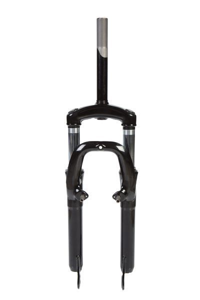 Вилка 24 AM сталь 1 rod-185 різьб. travel-100mm disc/v-br чорний FRK-24-516 фото