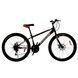 Велосипед CROSSBIKE Spark D-Al 26" Черный-Красный 26CJPr-004462 фото