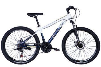 Велосипед ST 26" SPACE MARS DD FR рама-15" біло-синій 2024 OPS-SP-26-017 фото