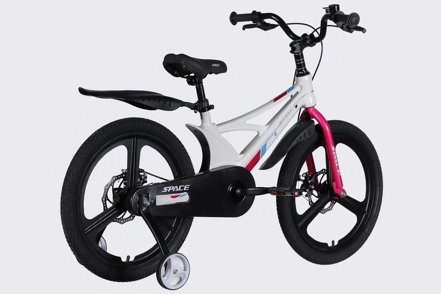 Велосипед MG 20" SPACE KID STAR DD рама-11" білий з рожевим 2026 OPS-SK-20-046 фото