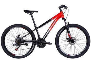 Велосипед ST 26" SPACE MARS DD FR рама-15" чорно-червоний 2024 OPS-SP-26-018 фото