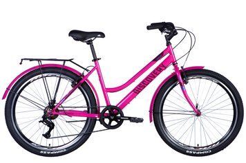 Велосипед ST 26" Discovery PRESTIGE WOMAN Vbr FR рама-17" розовый 2024 крылья, крыло пер., крыло зад., подножка OPS-DIS-26-615 фото
