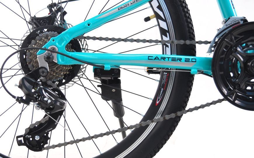 Велосипед 24" MTB AL "CARTER 2.0" Бірюзовий 3006 фото