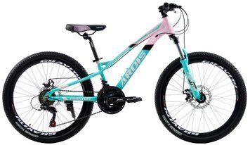 Велосипед 24" MTB AL "PHANTOM" Рожево-блакитний 4053 фото