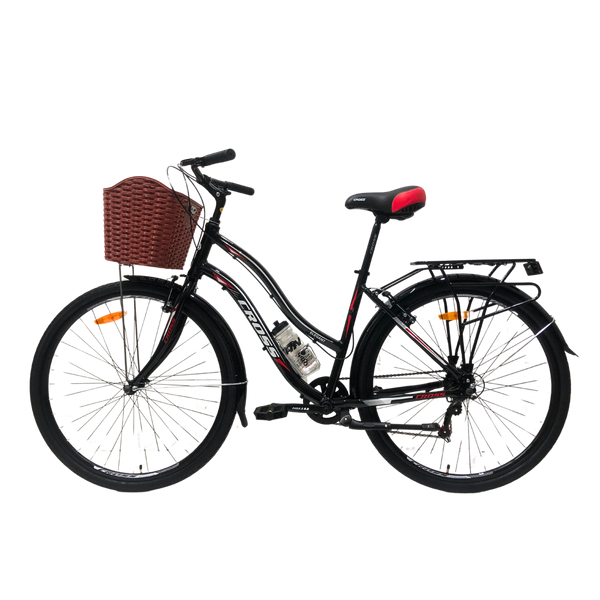 Велосипед Cross Elegant 28" Черный-Красный 28CJCT-004576 фото
