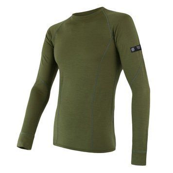 Термофутболка мужская Sensor Merino Active LS хаки SM11MA-safari-XL фото
