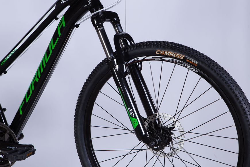 Велосипед AL 26" Formula BLACKWOOD DD FR рама-13" чорно-зелений 2025 OPS-FR-26-773 фото