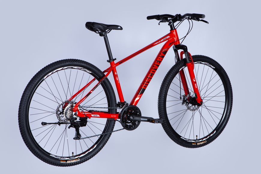 Велосипед AL 29" Discovery BASTION DD CS рама-17" красно-черный 2025 OPS-DIS-29-197 фото