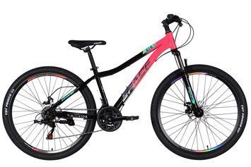Велосипед ST 27.5" SPACE AURORA DD FR рама-15" рожево-чорний 2026 OPS-SP-27.5-091 фото