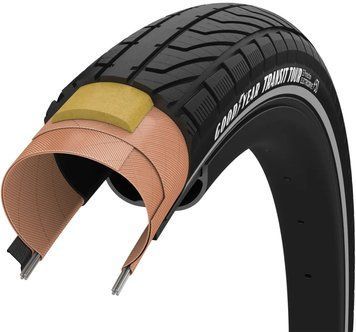 Покрышка 700x35 (35-622) GoodYear Transit Tour S3:Protection, Wire, Black + reflective strips, 60tpi TIR-61-70 фото