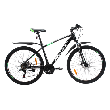 Велосипед Crossbike Pacific 2025 27,5" Черный-Зеленый 27,5СTA-005637 фото