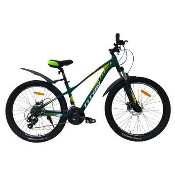 Велосипед Titan Stricker 2024 26" Зелений-Жовтий 26TJM-005051 фото