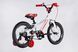 Велосипед AL 16" Formula Kid SLIM Vbr FR рама-8,5" білий з червоним 2026 OPS-FRK-16-252 фото 7