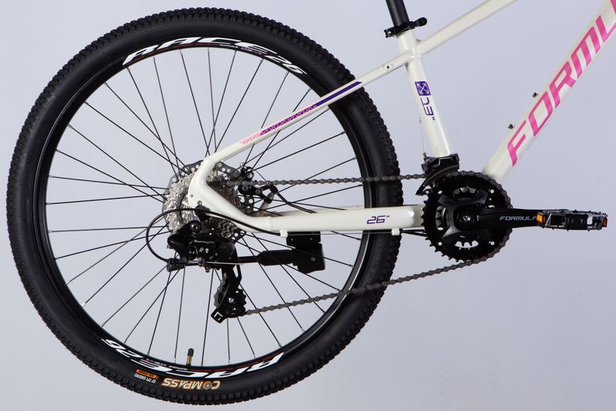 Велосипед AL 26" Formula THOR DD CS рама-13" біло-рожевий 2025 OPS-FR-26-779 фото