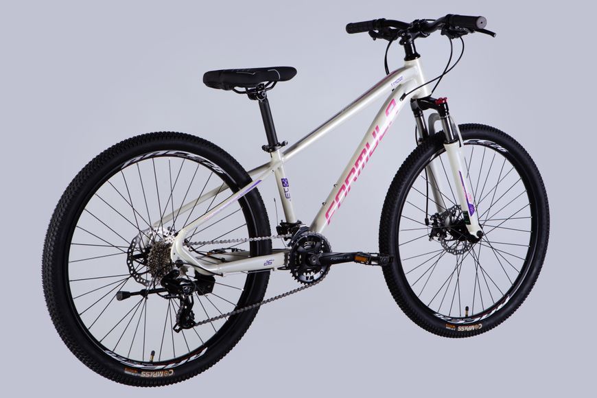 Велосипед AL 26" Formula THOR DD CS рама-13" біло-рожевий 2025 OPS-FR-26-779 фото