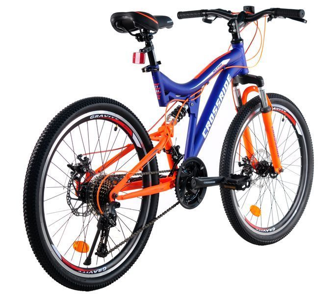 Велосипед 24" CROSSRIDE AMT-susp. ST NITRO Синій 0212 фото