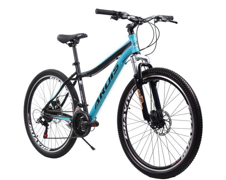 Велосипед 26" MTB AL "CLEO" Черно-голубой 0146 фото