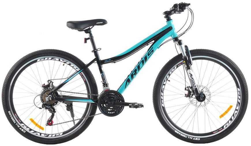 Велосипед 26" MTB AL "CLEO" Черно-голубой 0146 фото