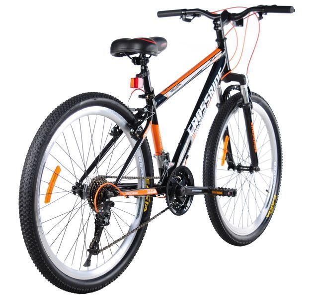 Велосипед 26" CROSSRIDE MTB ST SHARK Чорно-помаранчевий 0173 фото