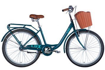 Велосипед ST 26" Dorozhnik LUX Velosteel рама-17" смарагдовий (матовий) 2026 OPS-D-26-362 фото