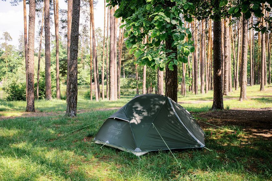 Намет Tramp Cloud 2 Si темно-зелений TRT-092-green фото