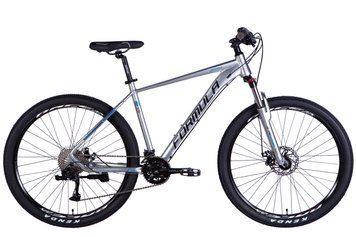 Велосипед AL 27,5" Formula ZEPHYR 2.0 DD CS рама-19" срiблястий 2025 OPS-FR-27,5-015 фото