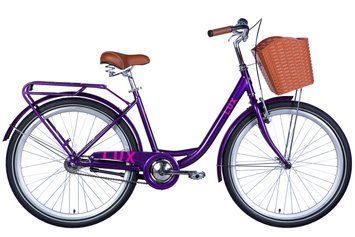 Велосипед ST 26" Dorozhnik LUX Velosteel рама-17" сливовий 2026 OPS-D-26-363 фото
