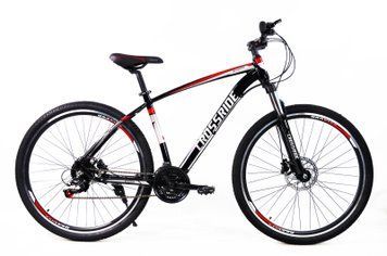 Велосипед 29" CROSSRIDE MTB AL ENIGMA Чорно-червоний 0273 фото