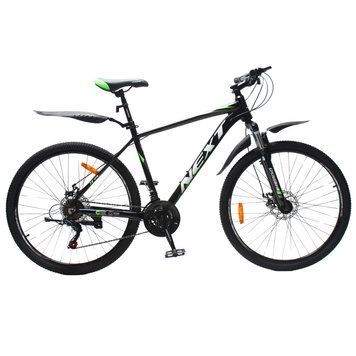 Велосипед Crossbike Next 2025 27.5" Черный-Зеленый 27,5СTA-005620 фото
