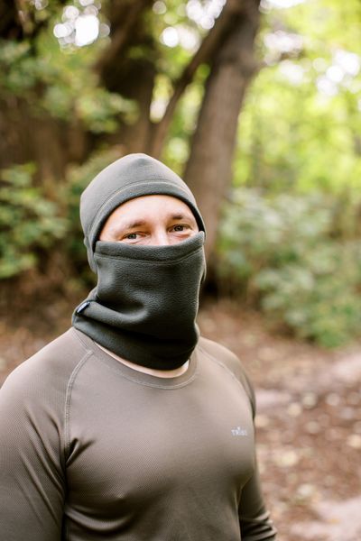 Балаклава флісова Tribe Fleece Balaclava олива T-KF-0021-olive фото